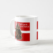 Holger Danske 11-Unze-klassische weiße Tasse (Vorderseite Links)