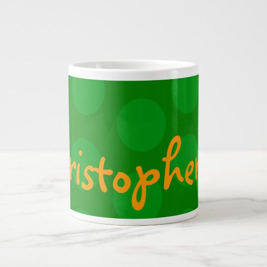 Holger-Flusspferd Jumbo-Tasse (Vorderseite)