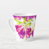 Holi auf einer kleinen Latte-Tasse Milchtasse (Linke Ecke)