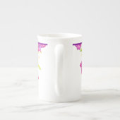 Holi auf einer Knochen-China-Tasse Porzellantasse (Rückseite)
