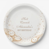 Holi Cannoli Sweet Bakery 1st Birthday Pappteller (Vorderseite)