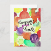 Holi Cards Dankeskarte (Vorne/Hinten)