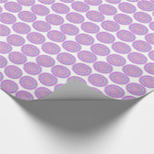 Holi Farbe splash Blumenrangoli Geschenkpapier (Ecke)