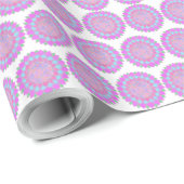 Holi Farbe splash Blumenrangoli Geschenkpapier (Rolleneckpunkt)