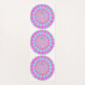 Holi Farbe splash Blumenrangoli Yogamatte (Rückseite)