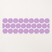 Holi Farbe splash Blumenrangoli Yogamatte (Vorderseite (Horizontal))