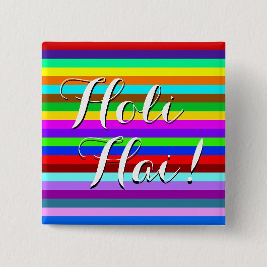 HOLI farbige Streifen Muster + Ihre Ideen Button (Vorderseite)