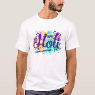 Holi Festival der Frühlingsfarben und Liebe T-Shirt