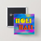HOLI Festival of Colors 2 + Ihre Ideen Button (Vorne & Hinten)