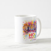 Holi Festival of Colors Wild Kaffeetasse (VorderseiteRechts)