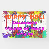 HOLI Festival von Farben - spritzt + Ihre Ideen Banner (Horizontal)