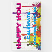 HOLI Festival von Farben - spritzt II + Ihre Ideen Banner (Vertikal)