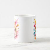 Holi Festival Woman Kaffeetasse (Mittel)