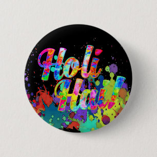 Holi Hai! - Verbreitung der Holi-Botschaft Button