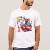 Holi mit krishna T-Shirt (Vorderseite)