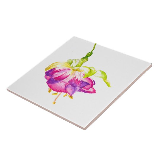 Holi on a Ceramic Tile (B) Fliese (Seite)