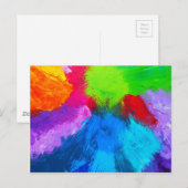 Holi Postkarte (Vorne/Hinten)