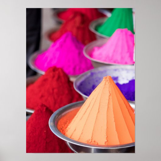 Holi-Pulverfarbe Poster (Vorne)