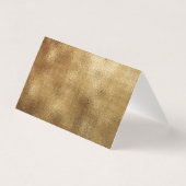 HOLI-YAY! Spaß Script Gold Weihnachtskarte (Rückseite)