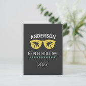 Holiday 2025 Custom Postkarte (Stehend Vorderseite)