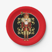 Holiday 7" Paper Tellers Nutcracker Pappteller (Vorderseite)