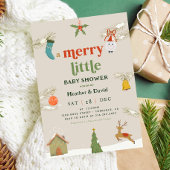 Holiday A Merry Little Baby Dusche Einladung