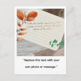 Holiday Abstract Design – Festive Art Postkarte