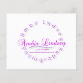 Holiday Ad Cards .. Flyer (Hinten)