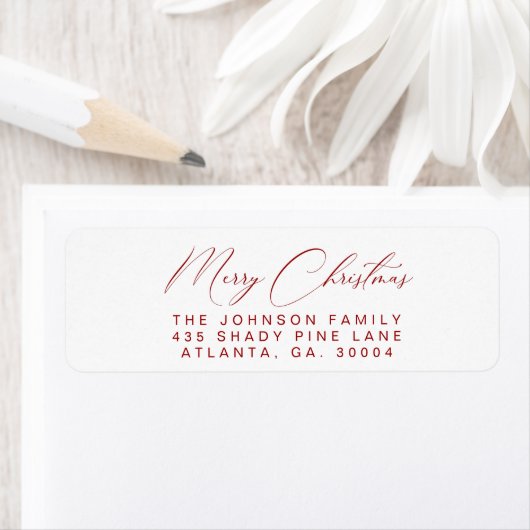 Holiday Address Labels (Insitu)