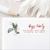 Holiday Address Labels (Insitu)