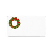 Holiday Address Labels Adressaufkleber (Vorne)