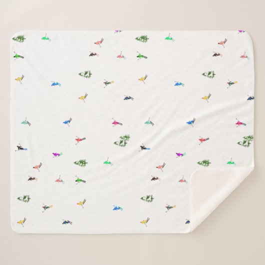 Holiday Alpine Skiern Skifahren Sherpadecke (Vorderseite (Horizontal))