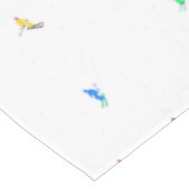 Holiday Alpine Skifahren Tischdecke (Schrägansicht)