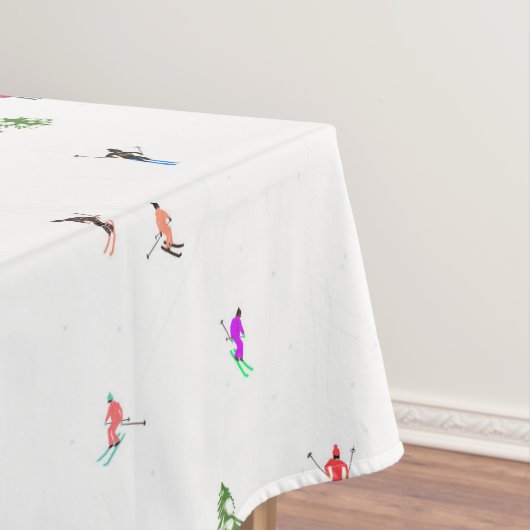 Holiday Alpine Skifahren Tischdecke (Beispiel)