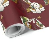 Holiday Angel Geschenkpapier (Rolleneckpunkt)