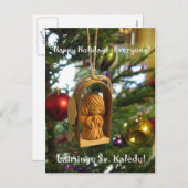 Holiday Angel Litauische Postkarte (Vorne/Hinten)