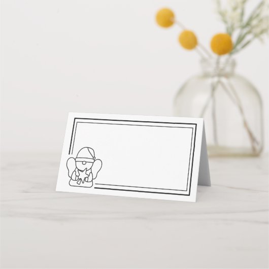 Holiday Angel Platzkarte (Vorderseite)