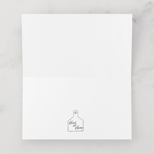 Holiday Angel Platzkarte (Innenseite Aufgefaltet)