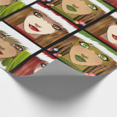 Holiday Anime Girls Geschenkpapier (Ecke)