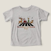 Holiday Are Back Town Santa Elf Reindeer Crosswalk (Design Vorderseite)