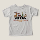 Holiday Are Back Town Santa Elf Reindeer Crosswalk (Design Rückseite)