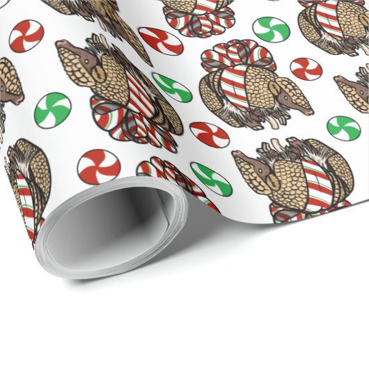 Holiday Armadillo Geschenkpapier (Rolleneckpunkt)