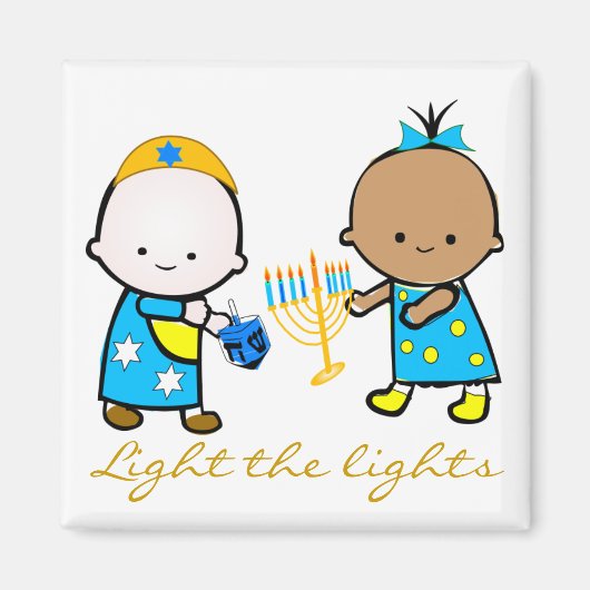 Holiday Babies Magnet - Chanukah (Vorne)
