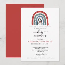 Holiday Baby Dusche Einladung