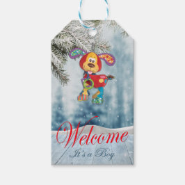 Holiday Baby Dusche Geschenkanhänger