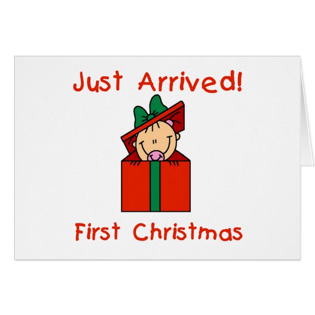 Holiday Baby Girl Nur angekommen Hemden und Gesche (Vorderseite (Horizontal))