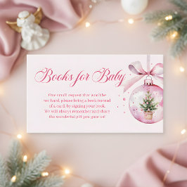 Holiday Baby Shower Books for Baby Christmas Begleitkarte