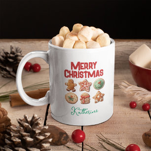 Holiday Backkochbörse Frohe Weihnachten Tasse