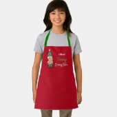 Holiday Backteam Niedlich Gnome Red Christmas Apro Schürze (Insitu)
