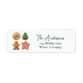 Holiday Baking Christmas Cute Cookies Address (Vorne)